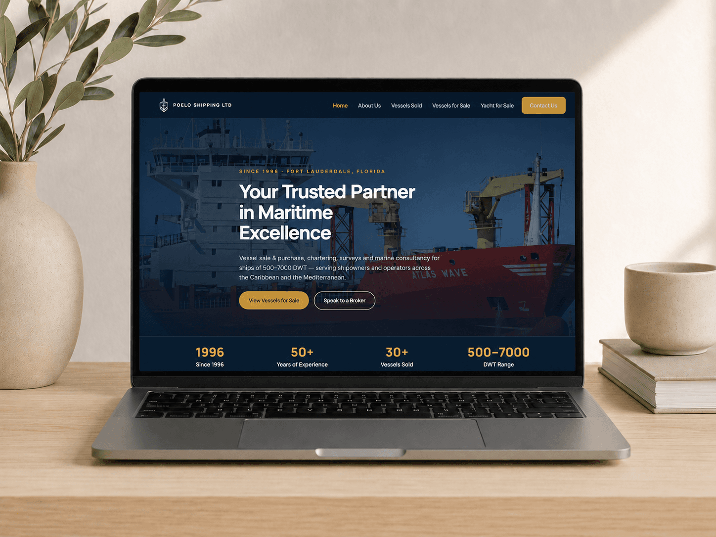Sito poeloshipping.com — progetto reale